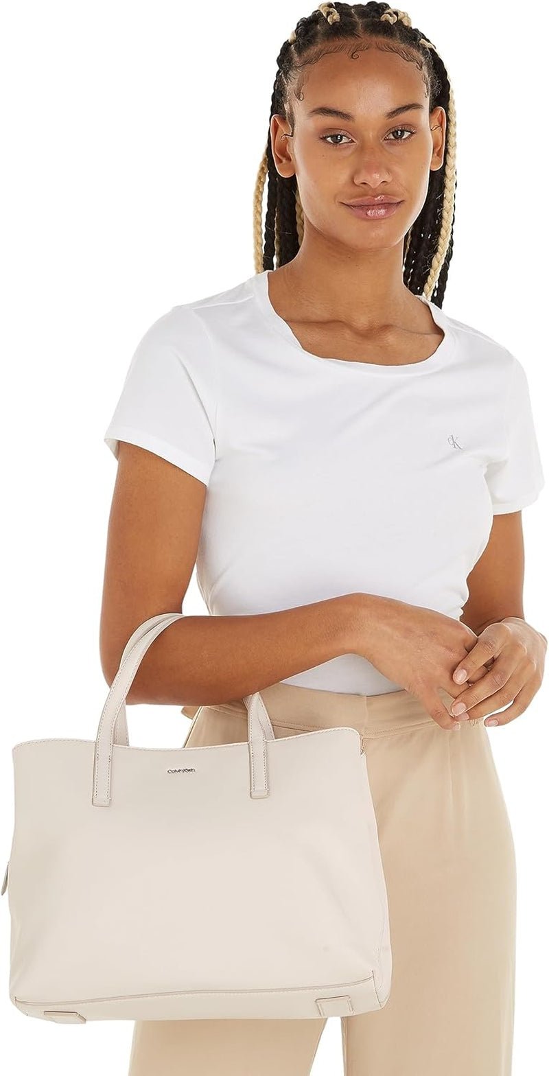 Calvin Klein tote, grå, ONE SIZE Dametasker Naty Shop