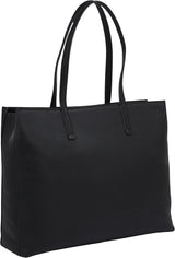 Calvin Klein Dame Shopper Must Medium med lynlås, Sort (Ck Black), One size Dametasker Naty Shop