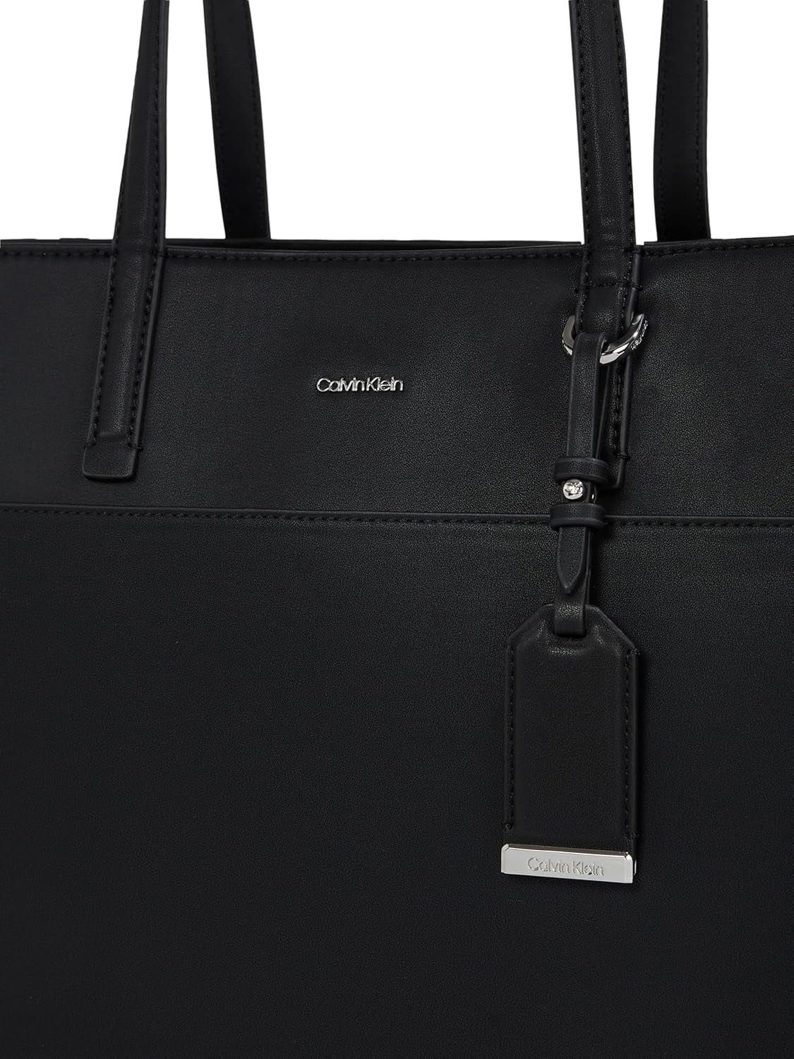 Calvin Klein Dame Shopper Must Medium med lynlås, Sort (Ck Black), One size Dametasker Naty Shop