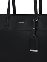 Calvin Klein Dame Shopper Must Medium med lynlås, Sort (Ck Black), One size Dametasker Naty Shop
