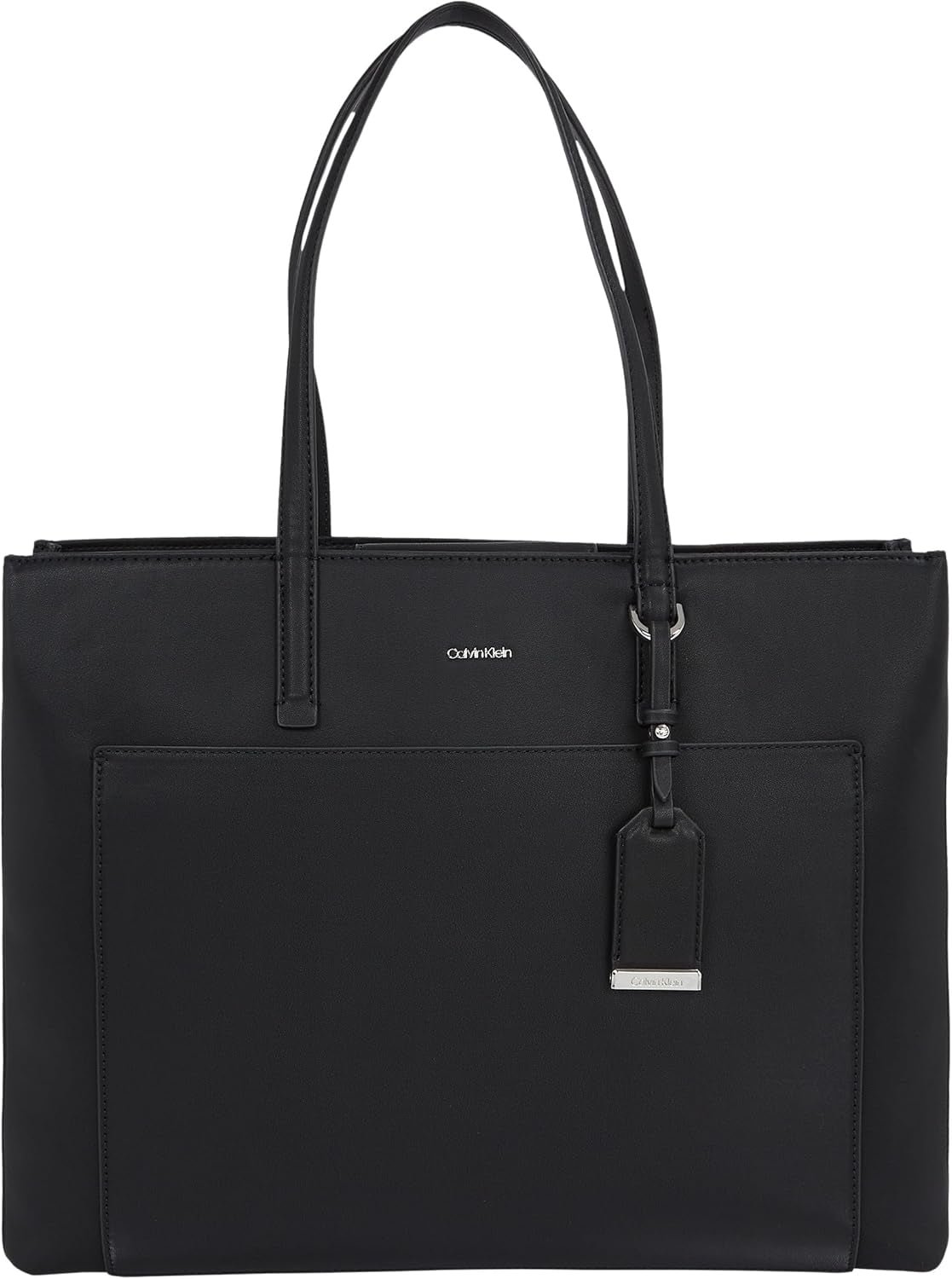 Calvin Klein Dame Shopper Must Medium med lynlås, Sort (Ck Black), One Size Dametasker Naty Shop Standardtitel