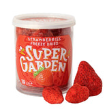 Super Have frysetørrede jordbær | Lækker og 100% ren frysetørret frugt | Hele tørrede jordbær til sunde snacks eller bagning | Frysetørrede jordbær 19g Tørrede produkter Naty Shop Hele jordbær