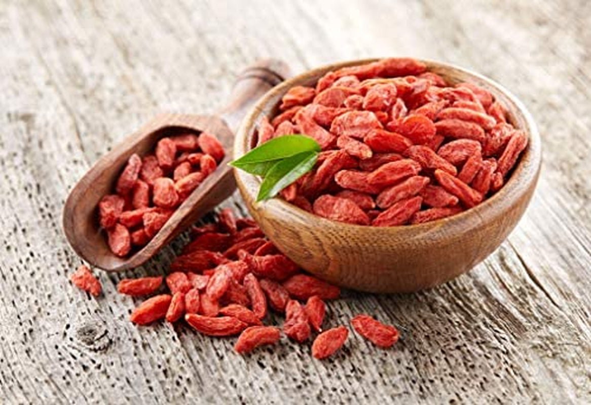 Carefood - Økologisk Goji Fruit - Superfood 100 % naturlig tørret frugt - økologisk snack uden tilsat sukker og velegnet til veganere - sød smag med en lille syrlighed - 200 g Naty Shop dehydrerede produkter