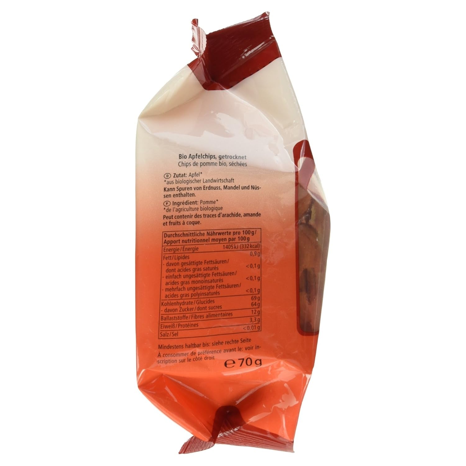 Stegte kartofler med økologiske æbler, 70g Naty Shop dehydrerede produkter