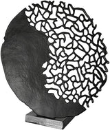 Casablanca moderne design GILDE skulptur Osaka sort H: 44 cm B: 41 cm D: 10 cm 43491 Statuetter og skulpturer Naty Shop