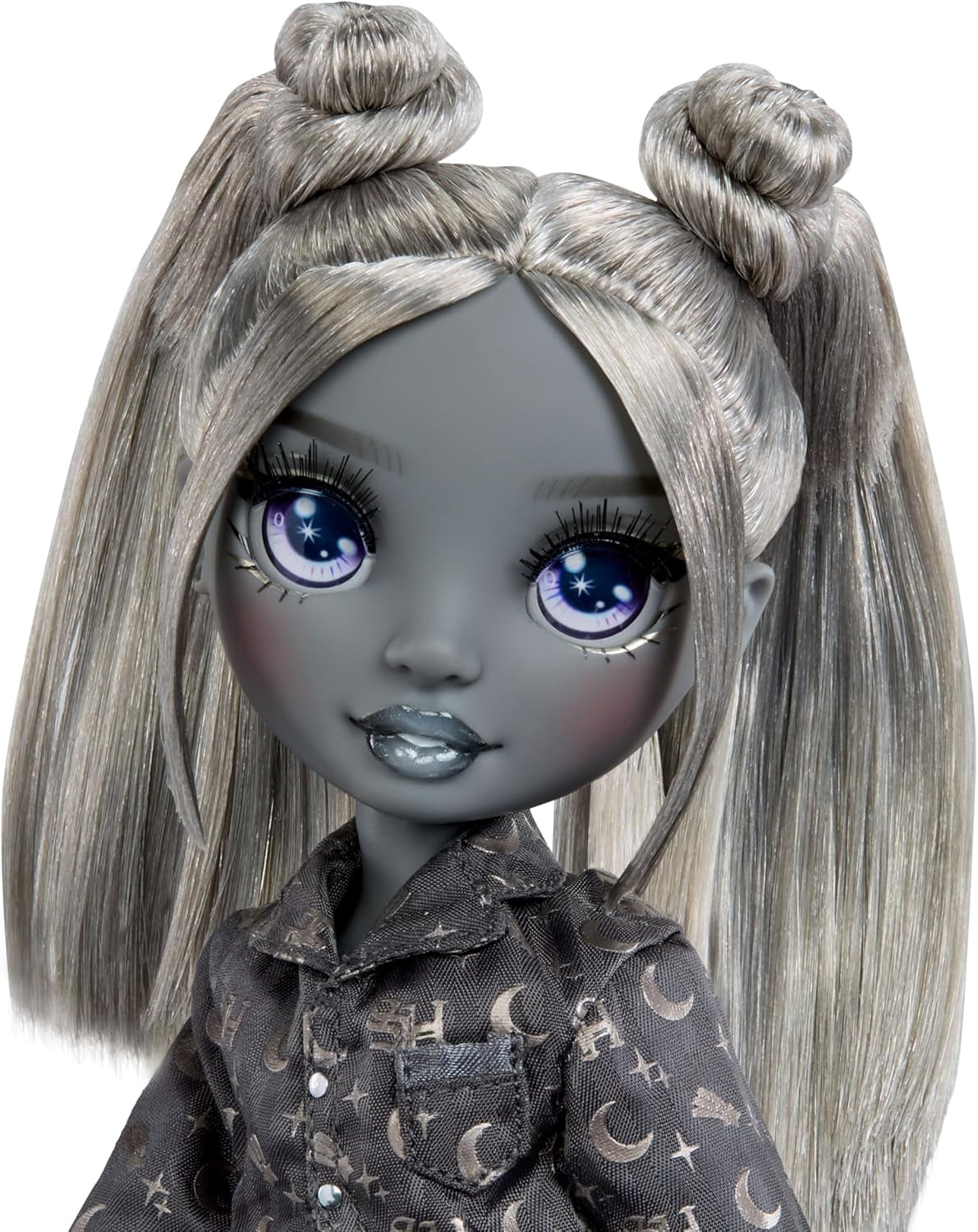 Rainbow High Shadow High Girl's Night - Luna Madison – 28 cm Modepuppe in Grautönen, Graues Haar & Outfit mit Accessoires og Kamm – Für Sammler und Kinder ab 6 Jahren