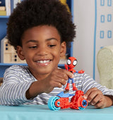 SPIDEY og HANS FANTASTISKE VENNER Marvel Spidey Motorcykelfigurlegetøj til drenge og piger fra 3 år og opefter Actionfigurer Naty Shop