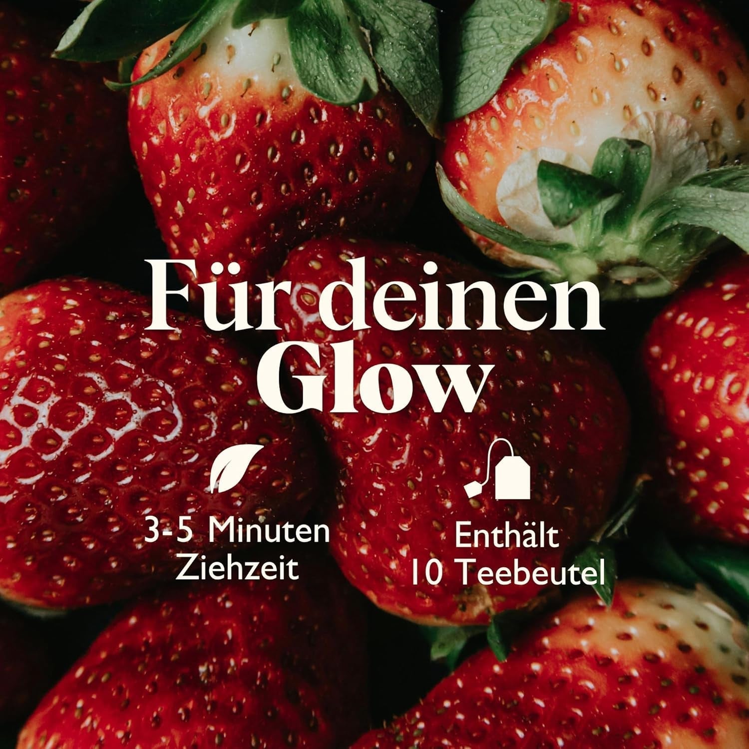 Twinings GLOW Aloe Vera & nældegrøn te med biotin - Urteteblanding til naturlig hud- og hårpleje 12 pakninger (10 poser hver)