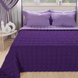 PETTI Artigiani Italiani - Enkeltsengsbetræk, dobbeltsidet betræk, fjedertæppe, midnatsblå, hvid, 100% Made in Italy Dyner og dyner Naty Shop Fuchsia Sengestørrelse 120 (220X260 Cm)