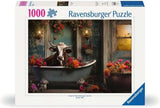 Ravensburger Puslespil 12000782 - Ko i karret - 1000 brikker puslespil til voksne og børn i alderen 14+, Puslespil Naty Shop Standardtitel