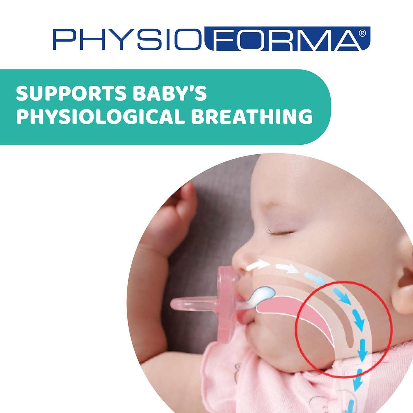 PHYSIOFORMA MINI BLØD OPHÆNGNING PURGE, LYS, 2-6M, 100% SILIKONE, 2 STK.