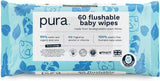 Miljøvenlige engangsbabyservietter til følsom babyhud 70 servietter (1 pakke) 99 % vand 100 % plastikfri til følsom hud Eksemtilbøjelig nyfødt biologisk nedbrydelig vegansk
