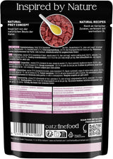 Vådfoder til katte Catz Finefood Purrrr Får Monoprotein no. 113, til katte med følsom fordøjelse, 70% kødindhold, 16 poser á 85 g hver