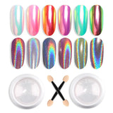 GZSY Nail Art Strasssteine ​​Nagel Perlen Weiß 12Raster Nagel Charms Nageldesign Tilbehør Perle Nail Art