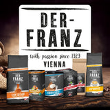 Der-Franz Melange kaffe, styrke 3/5, 100 % Arabica, hele kaffebønner, 4 x 1000 g
