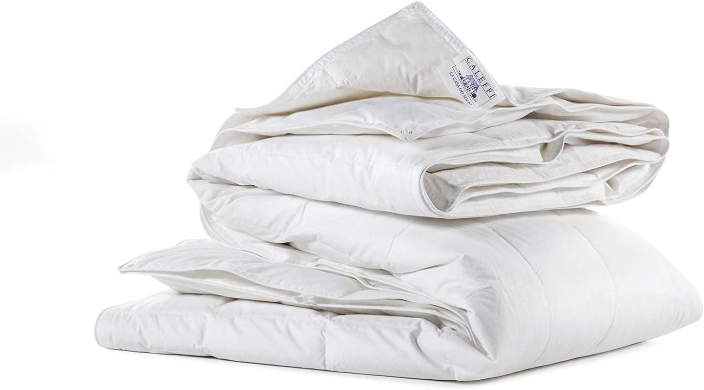 Caleffi 1003479 Ghiro Cotton Four Seasons Quilt til dobbeltseng, One Size dyner og dyner Naty Shop