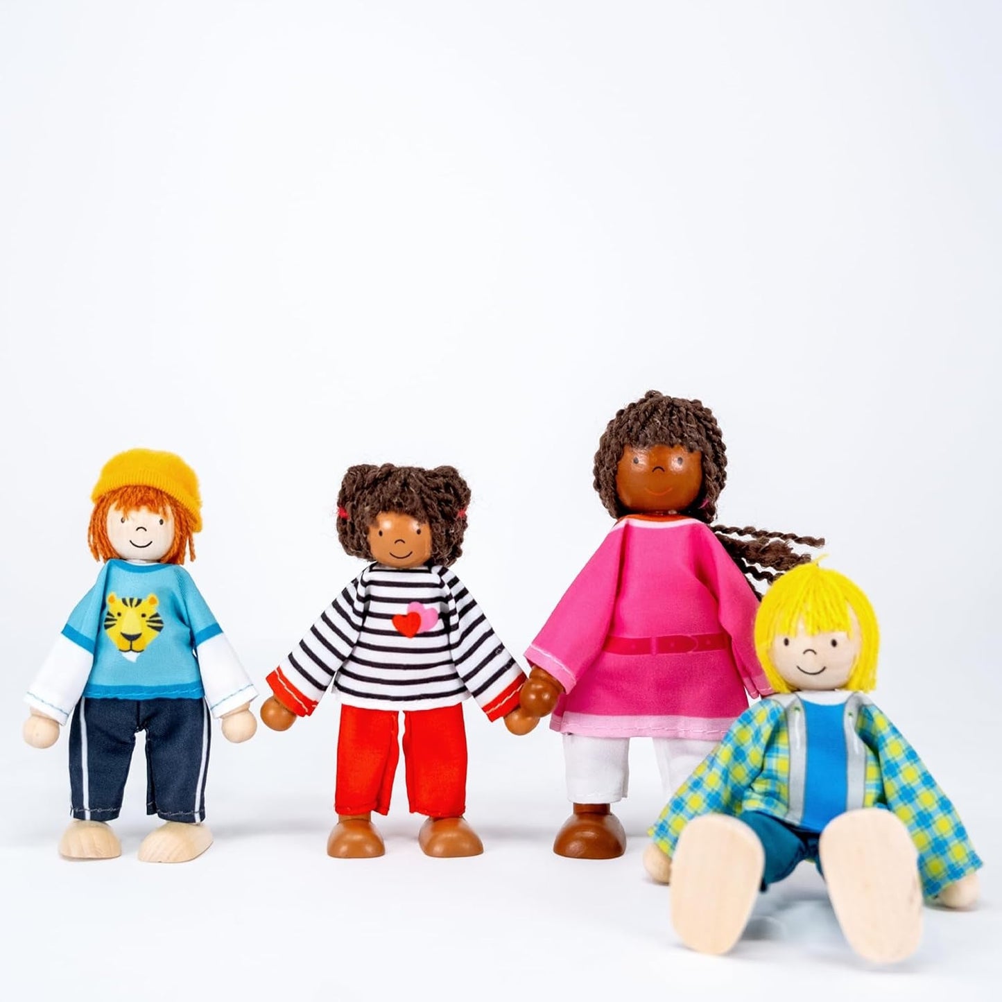 51463 - Fleksible Dukker Interkulturel Familie