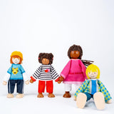 51463 - Fleksible Dukker Interkulturel Familie