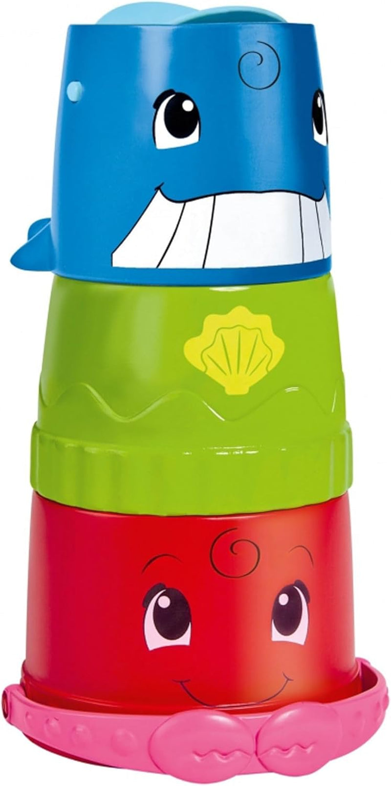 Simba 104010183 - ABC spand med stabelbart glas, spand og farvet glas med vandløb og vandhjul, 3 stk, 23cm, fra 12 måneder Baby Toys Naty Shop Standard titel