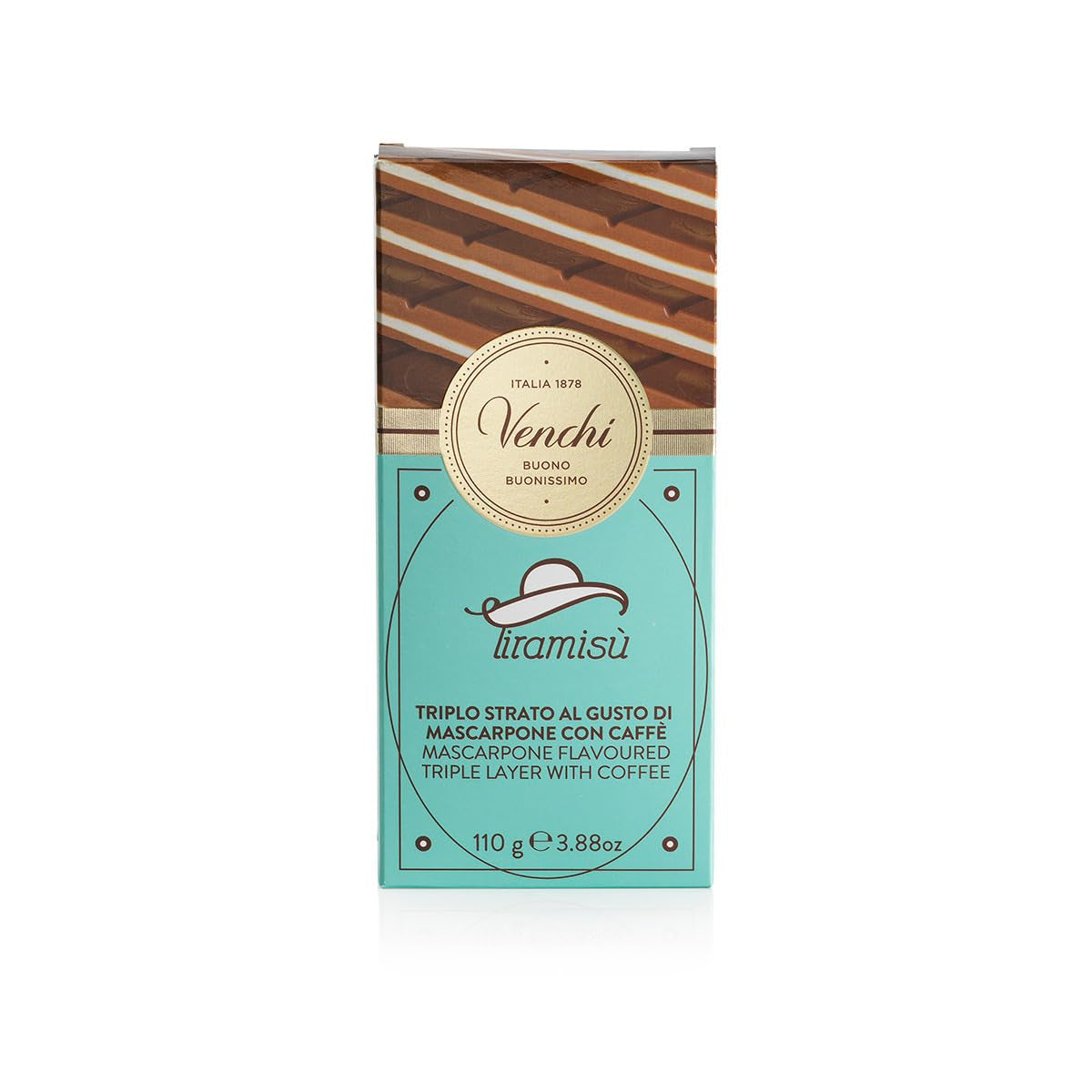 Venchi - Tiramisu med chokolade 110g - glutenfri