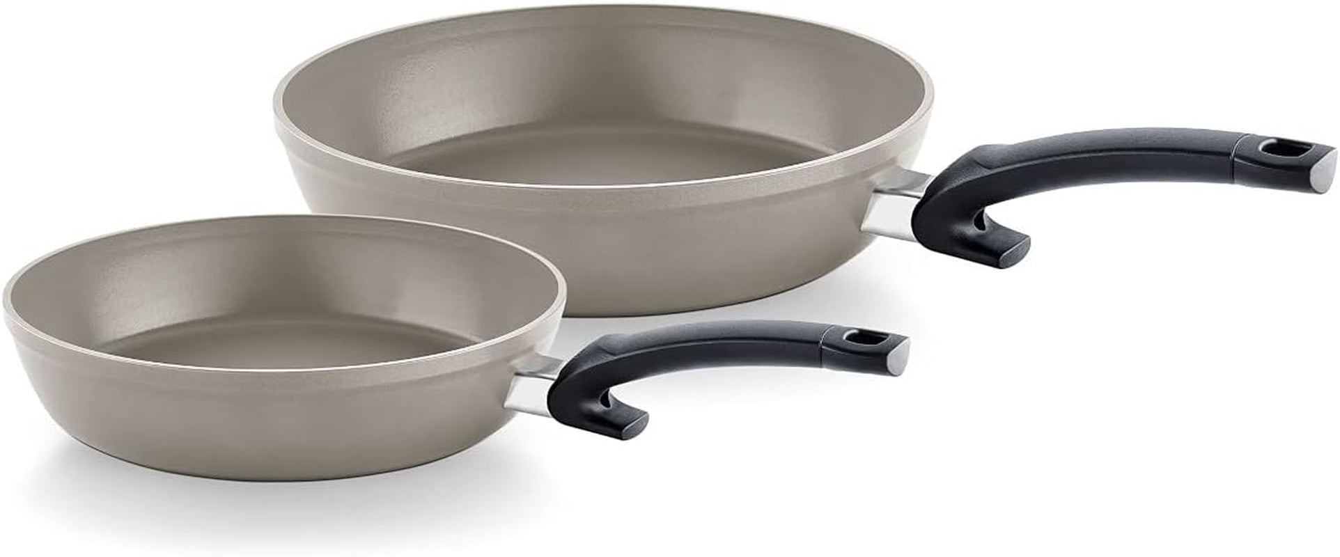 Fissler Ceratal Comfort, non-stick keramisk pande - induktion Gryder og pander Naty Shop Sæt med 2 pander med diametre på 24 og 28 cm