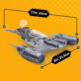 Star Wars Epic Hero Series N-1 Starfighter of the Mandalorian, store actionfigurer og spændende tilbehør til spændende manøvrer, spændende gave actionfigurer Naty Shop