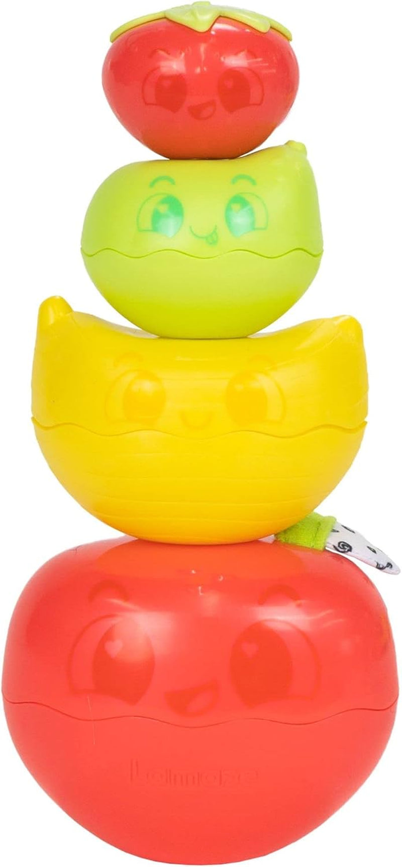 Lamaze L27471 Crazy Giraffe, Newborn Legetøj, Color Baby Sensorisk Legetøj, Nye Forældre Gave, Udviklingslegetøj til drenge og piger fra 12 måneder Babylegetøj Naty Shop Basic Fruits
