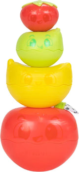 Lamaze L27471 Crazy Giraffe, Newborn Legetøj, Color Baby Sensorisk Legetøj, Nye Forældre Gave, Udviklingslegetøj til drenge og piger fra 12 måneder Babylegetøj Naty Shop Basic Fruits