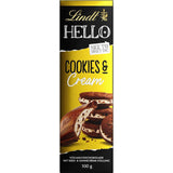 Lindt Hej Småkager & Flødechokolade | Bar 100g | Mælkechokolade med småkager og flødefyld | Chokoladebar | Chokolade gave