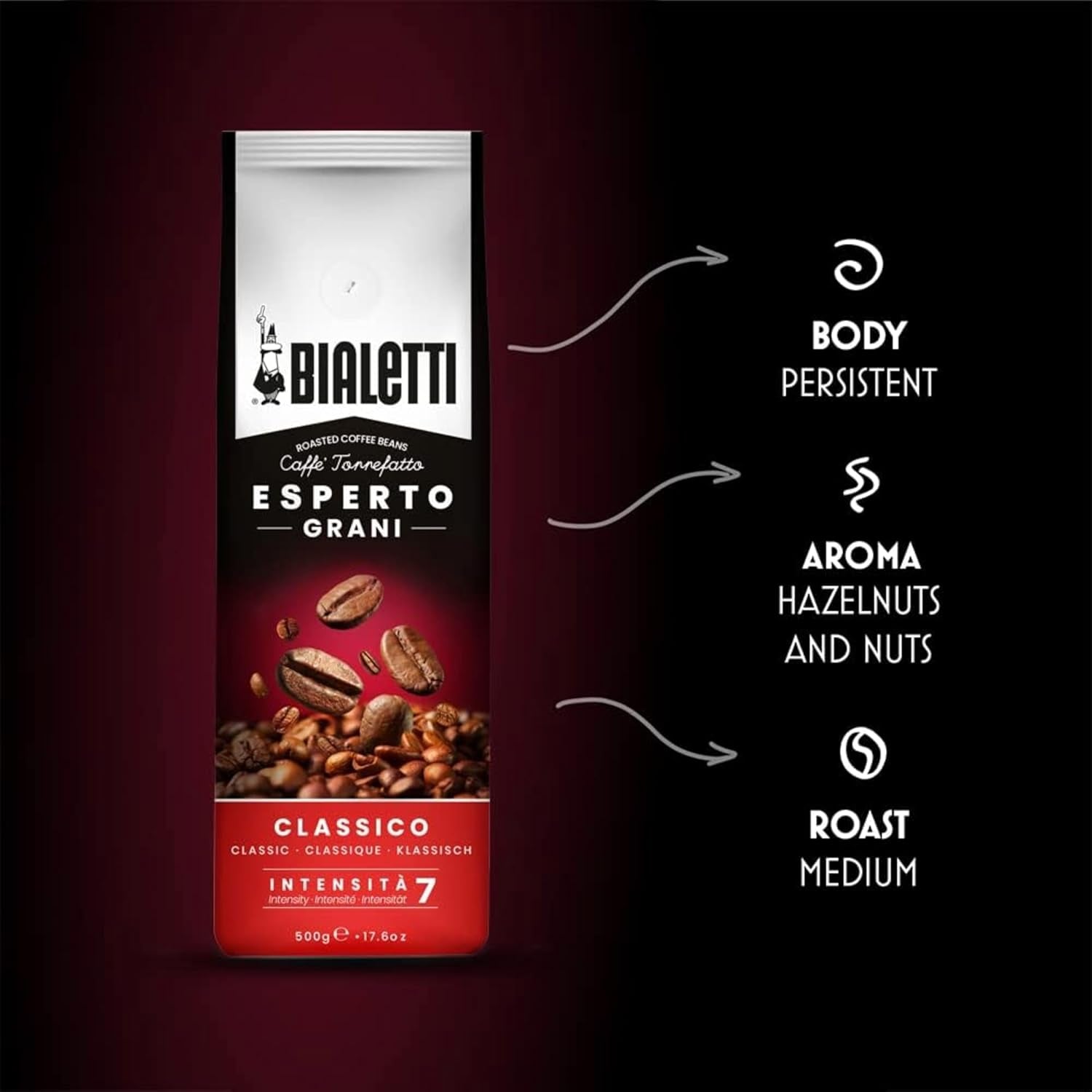 Ekspertkorn, Classico-Kaffeebohnen, 1 KG