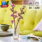LEGO Botanicals Cherry Blossoms - Kunstige blomster til at bygge - Skrivebordsdekorationer til børn - Blomsterbuket til udstilling - Gave til kvinder og mænd fra 8 år - Botany Collection 40725 Byggesæt Besuche den LEGO-Store