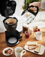 Tefal Includeo Filter Espressomaskine, Espressomaskine Ekstremt nem at bruge, Velegnet til højre- og venstrehåndede brugere, Automatisk lågåbning, 1,25 L, 10 til 15 kopper, CM533811