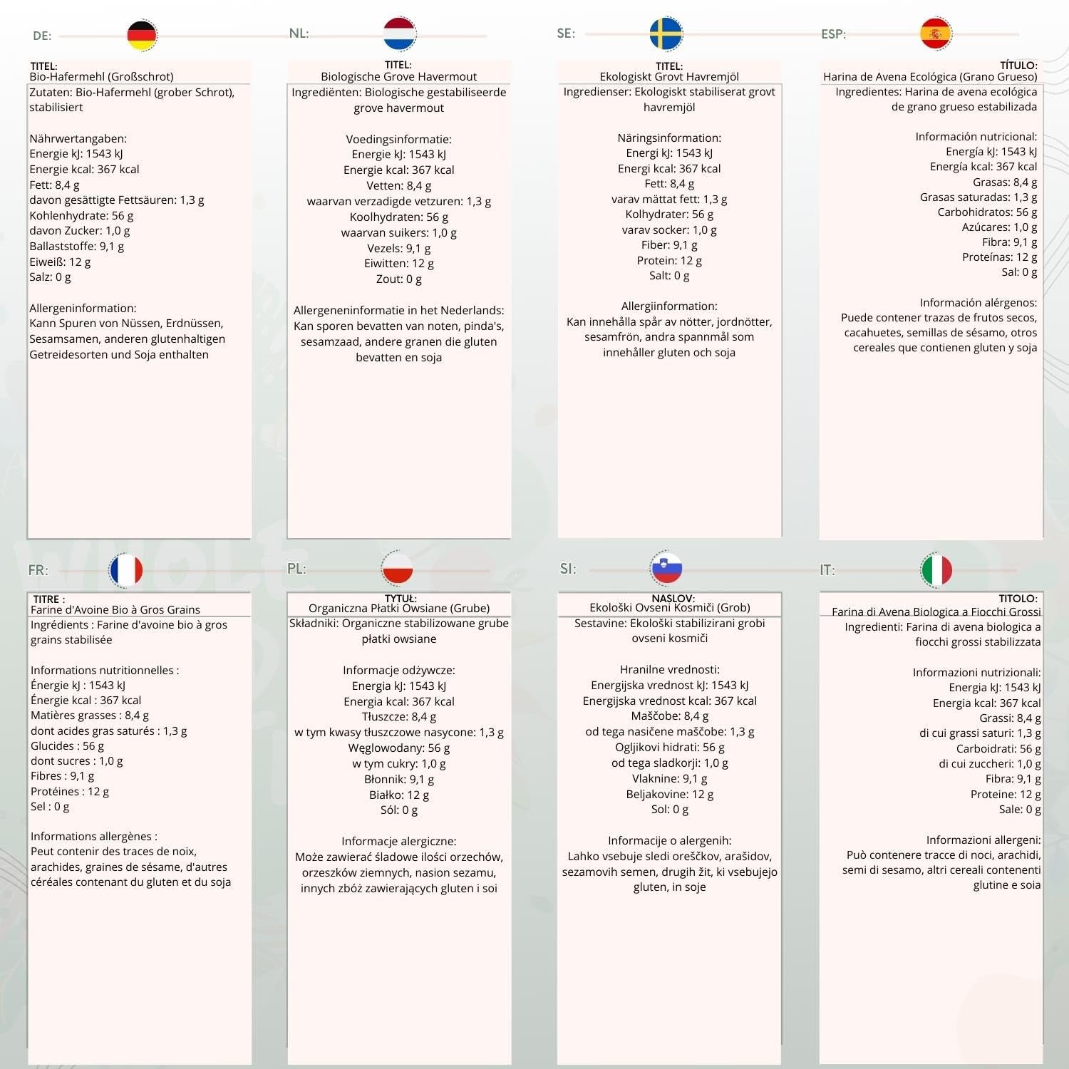 Pinhead Økologisk Wholefood Jordhavregryn (grovt) - 1 kg, stabiliseret, ikke-GMO, vegansk, fiberrigt, kontrolleret økologisk landbrug