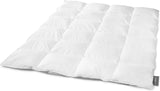 Traumnacht Basic Light dundyne med ny hvid dun (60%) og fjer (40%), DIN EN 12934, 135 X 200 Cm, Down Pass og Oeko-Tex certificeret, produceret efter den tyske kvalitetsstandard Dyner og dyner Naty Shop 60 procent dun / 40 procent fjer Varmt vintertæppe 210555 X 2
