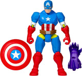 Mixmashers Marvel Captain America Avengers Mix-og-match actionfigurer og tilbehør Actionfigurer Naty Shop Captain America