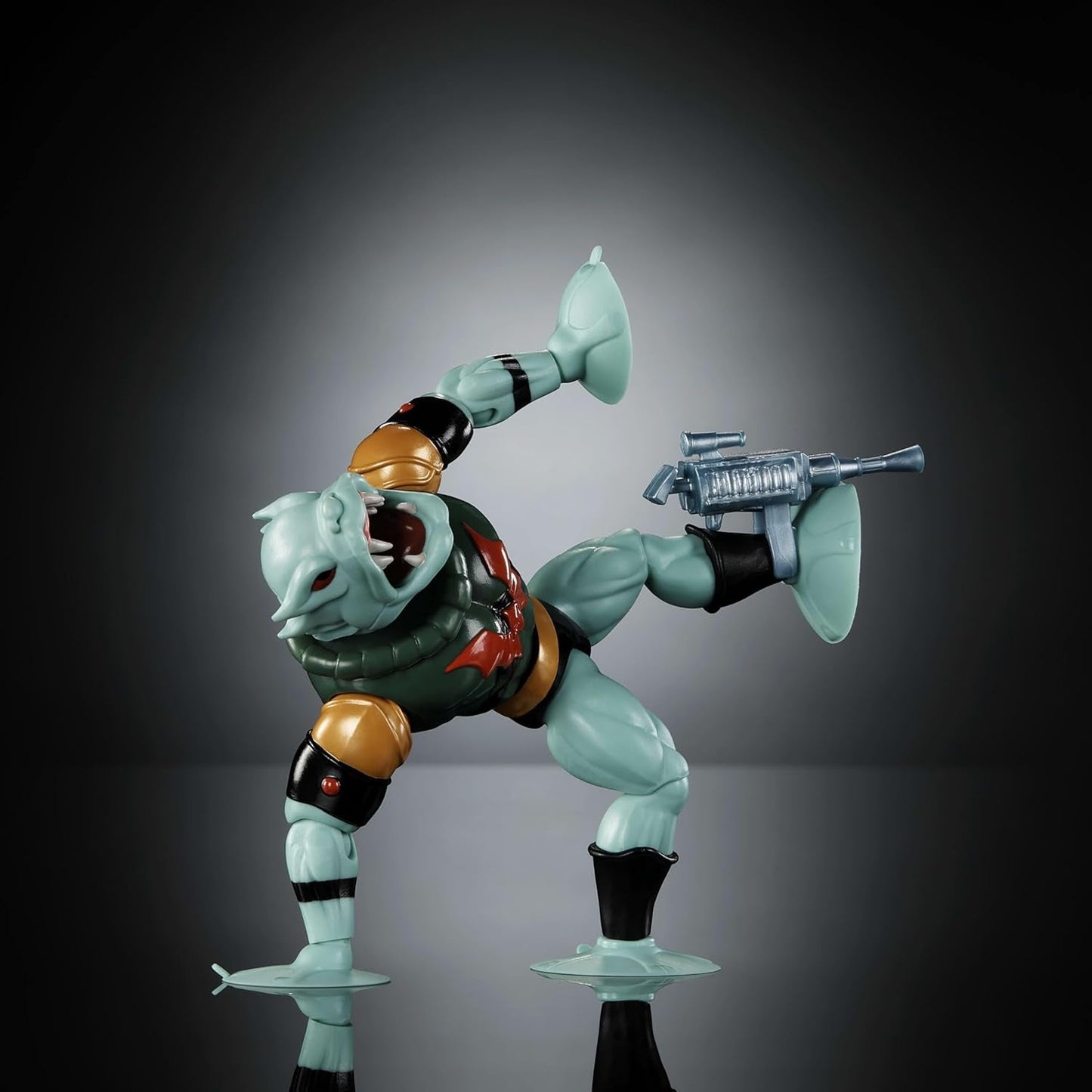 Masters of the Universe Origins Action Figur Leech fra tegneseriesamlingen, ca. 14 cm højt sugemonster fra 1980'ernes tv-serie, design og tilbehør med mange detaljer, JBM83 Actionfigurer Naty Shop