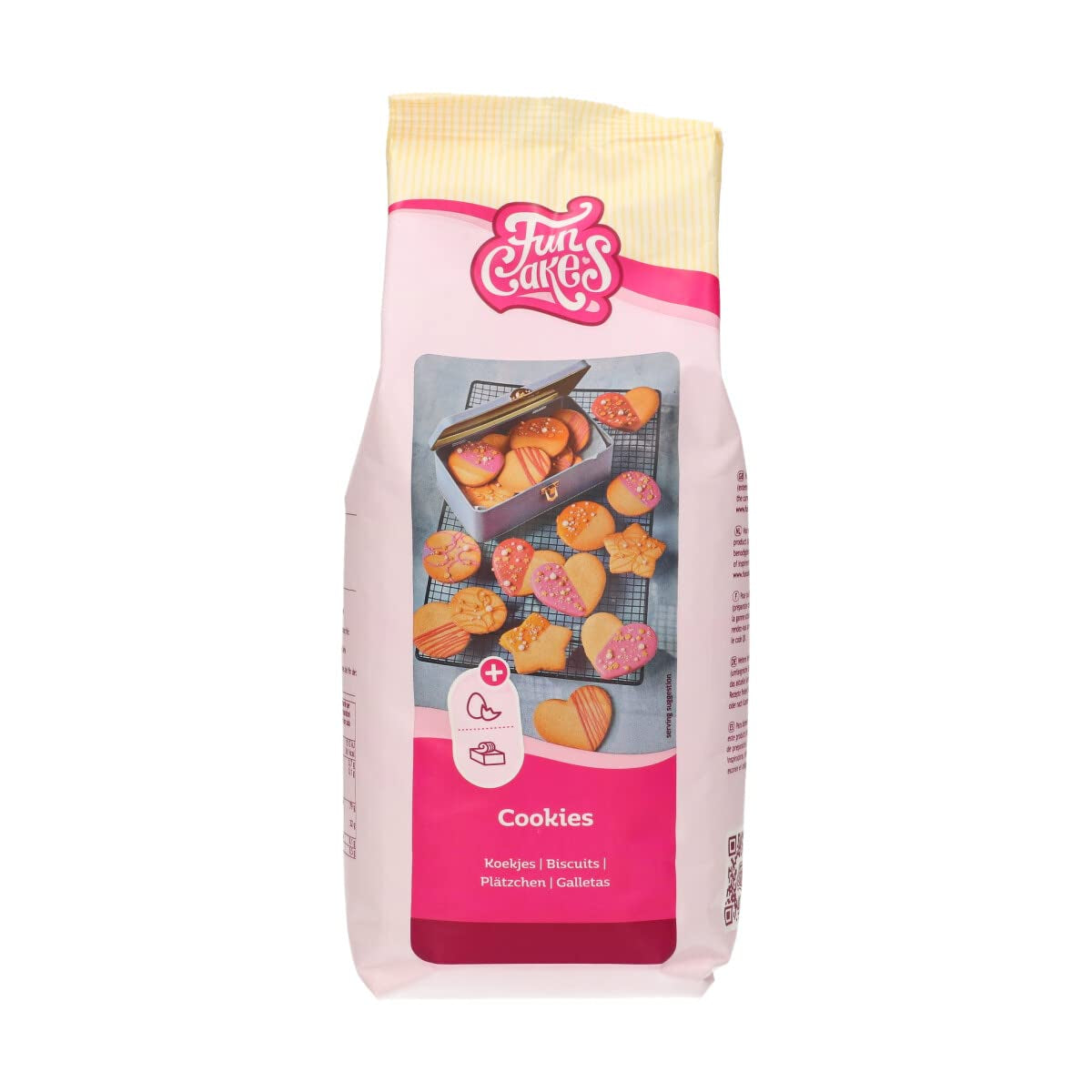 Funcakes Mix Für Kekse: Einfach Zu Verwendende, Knusprige Und Knusprige Kekse, Perfekt Zum Dekorieren Mit Fondant- Oder Royal Icing, Auch Als Tortenkruste Geeignet, Halal., 1 Kg Mix til bagning og madlavning Naty Shop 1 Kg (1Er Pack) Smør
