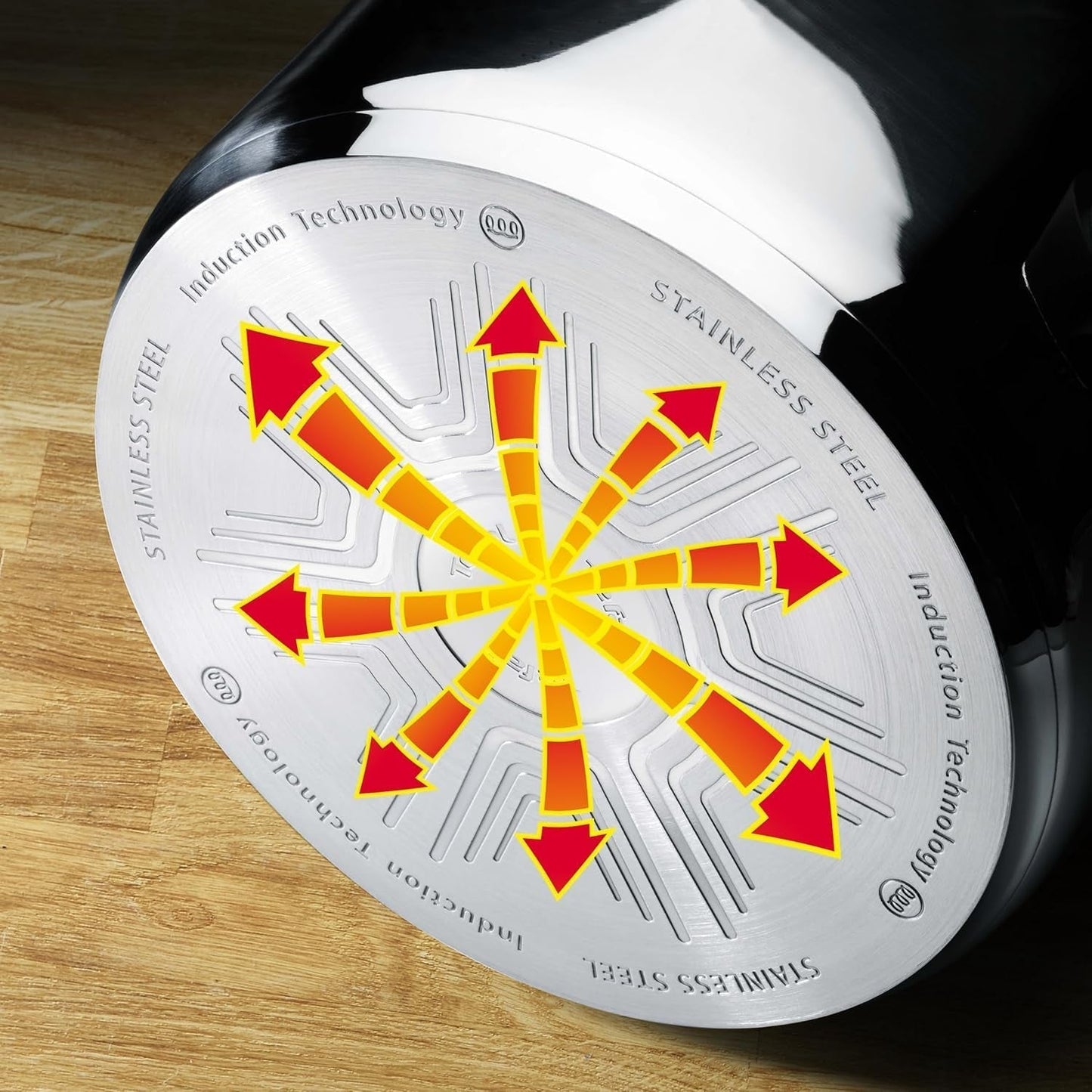 TEFAL VIRTUOSO pande 28 cm, rustfrit stål pande, induktion Gryder og pander Naty Shop