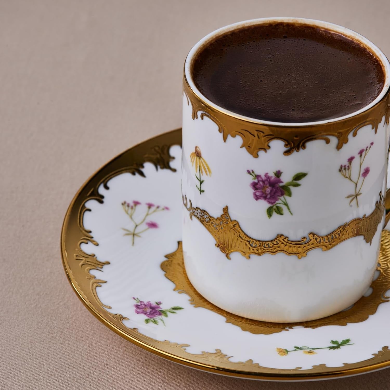 Karaca Bitter kaffe til 6 personer, flerfarvet
