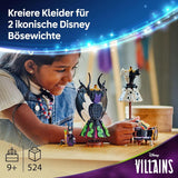 LEGO Ç€ Disney Villains The Dresses Of Maleficent And Cruella De Vil - Legetøj til drenge og piger fra 9 år - Inkl. 2 minidukker og 2 dyrefigurer - Fødselsdagsgave til fans 43262 byggesæt Besuche den LEGO-Store