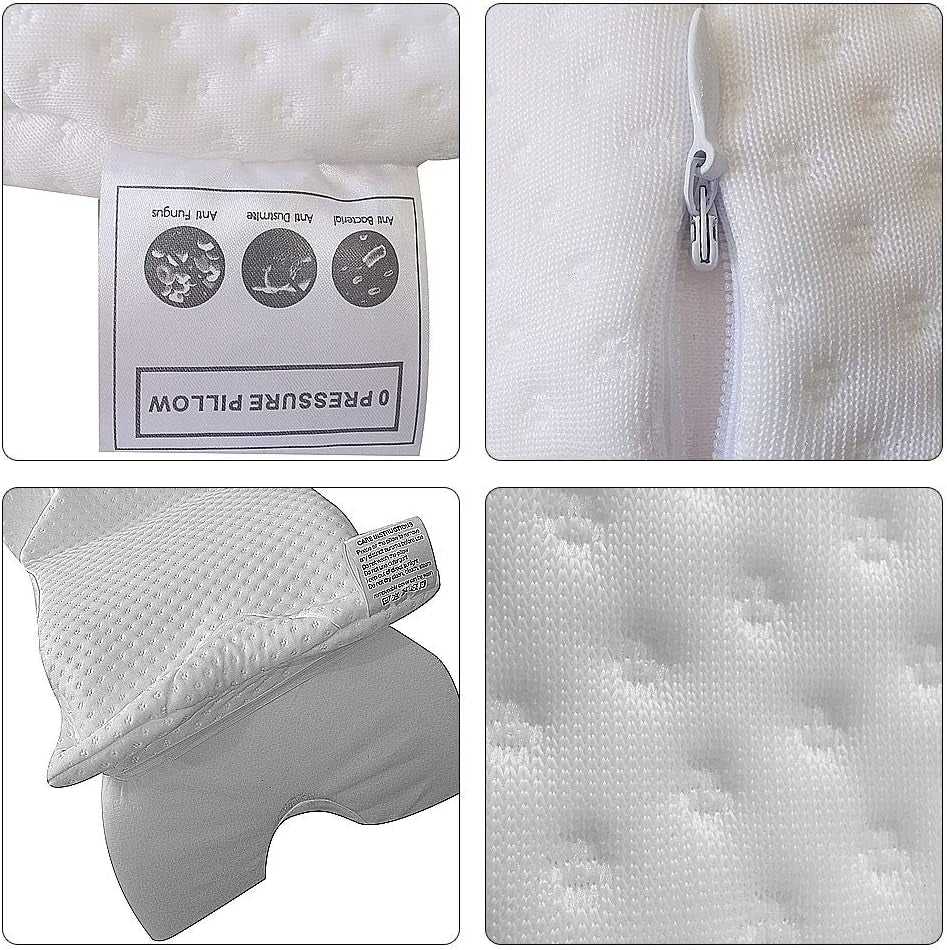 Couple Side Sleeping Pillow Relaxing Arm Curved Memory Foam Pillow U Shaped Neck Pillow Travel Pillow Zero Pressure Silk Ice Silk Pillow Slow Return For Couples Cervical Orthopedic Pillows Naty Shop