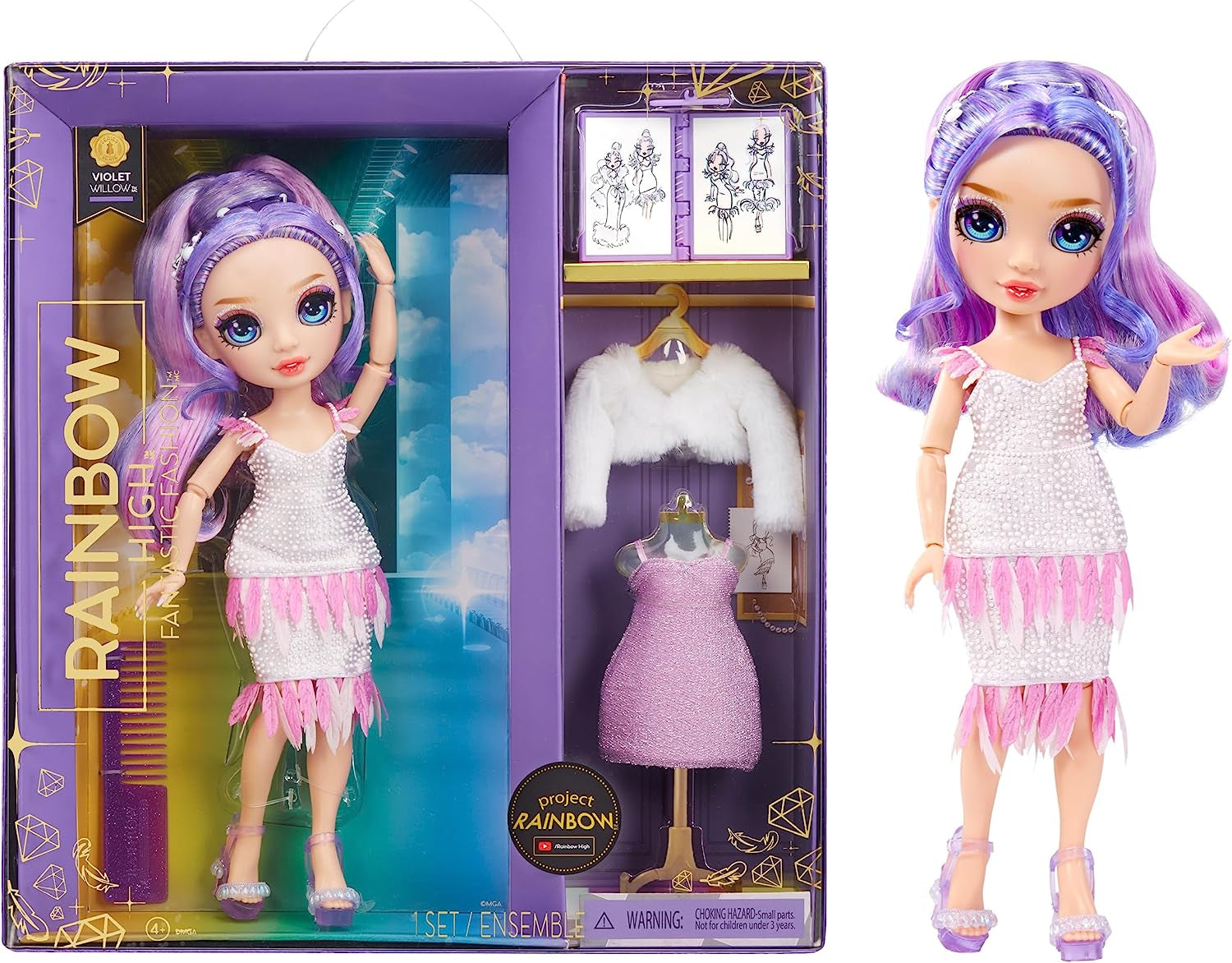 Rainbow High Fantastisk Fashion Lilla