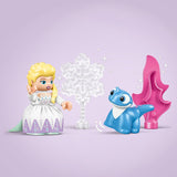 LEGO DUPLO | Disney ELSA og Bruni i den fortryllede skov, isdronning 4 figurer legetøj til 2-årige, førskolegave til piger og drenge 2+ år, baseret på frosne 2 10418 byggesæt Beuche den LEGO-Store