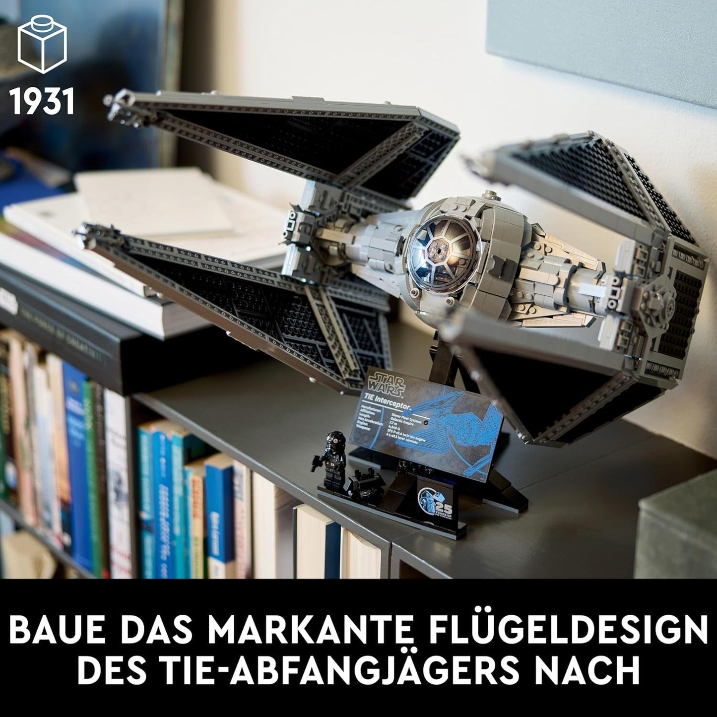 LEGO Star Wars slipsinterceptor Ultimate Collector Series Kreativt byggesæt til voksne Starfighter klodser Model Fan Gave Samlerobjekt Ucs Sæt 75382 Byggesæt Besuche den LEGO-Store