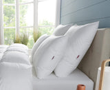 DODO Premium Pude, 60 X 60 Cm, Medium Comfort, Cloud De Douceur Pude | Midesikker og fluffy | Percale Cotton + Piping Kan maskinvaskes ved 40 °C Naty Shop standard puder Hvid 60/60