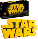 LEGO Star Wars 75407 Star Wars Logo Klodser - Voksen samleobjekt byggesæt - Popkulturmodel - skrivebordsudstillingsstykke - Gaveidé til voksne og teenagefans Byggesæt Besuche den LEGO-Store Standard titel