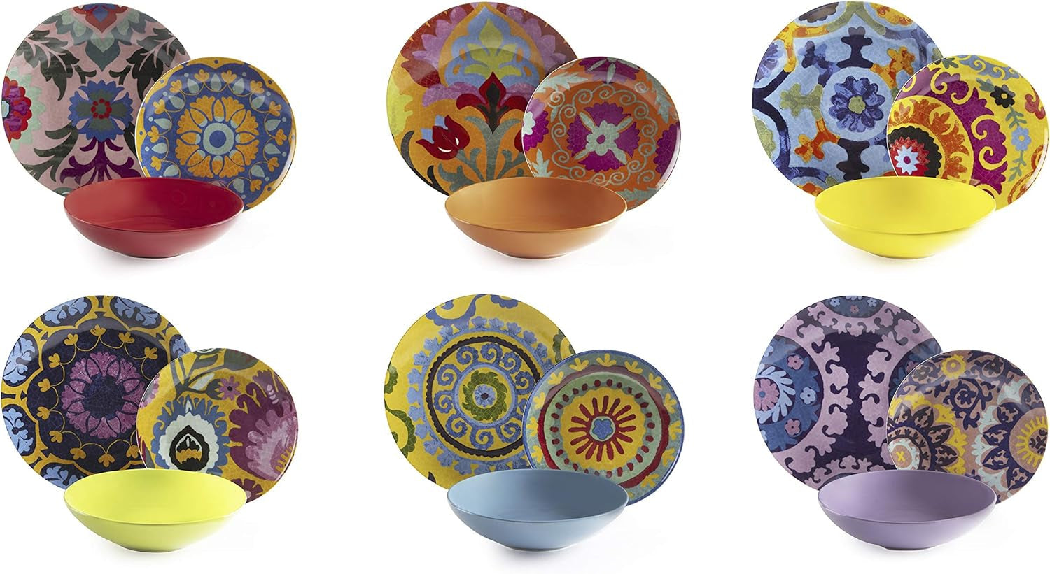 Excelsa New Delhi service-sæt, 18 stykker, porcelæn