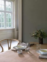 Blå-hvid porcelæn mega askebæger, 10 cl, håndmalet, 1017342