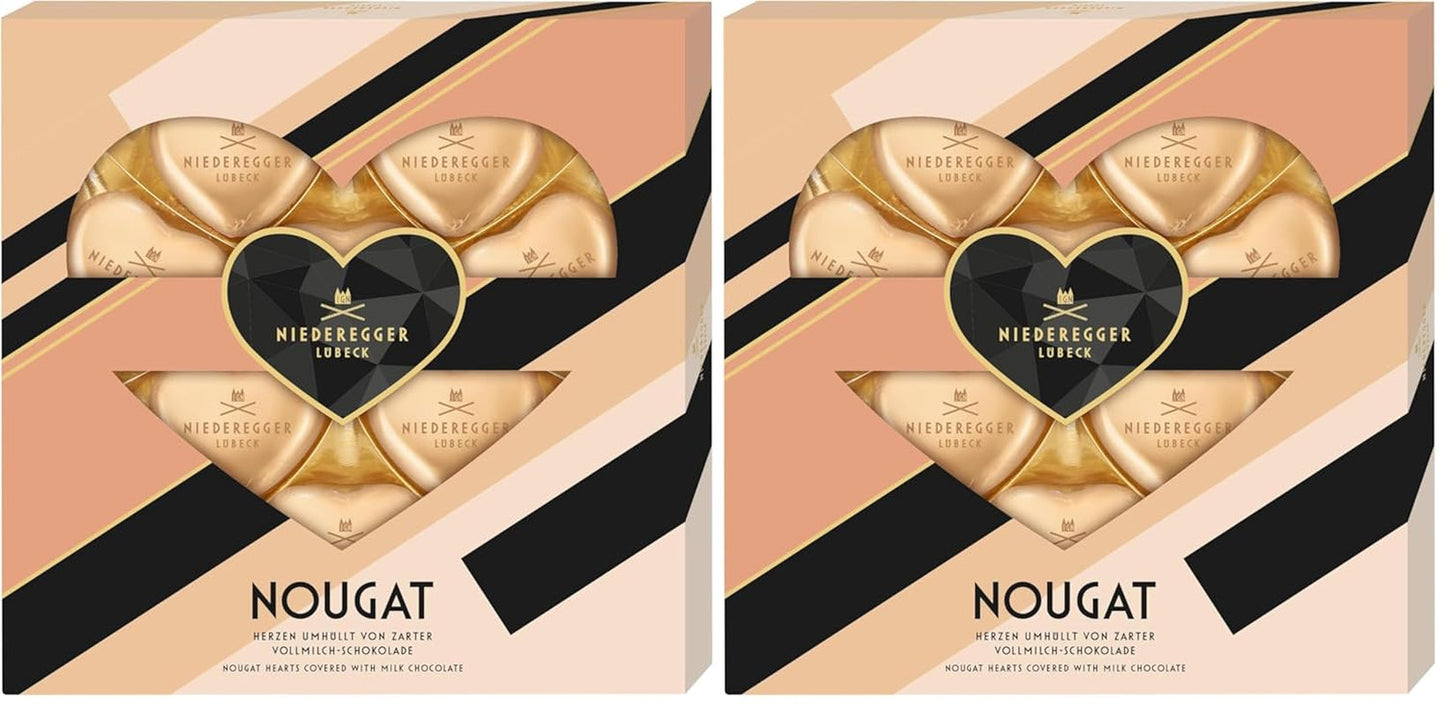 Niederegger nougathjerter, 125 g