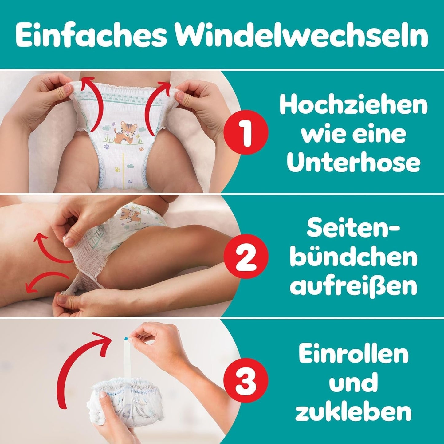 Pampers Baby-Dry Pants Größe 5, 160 Stück, 11kg-17kg, 360° auslaufsichere Passer til dag og nat